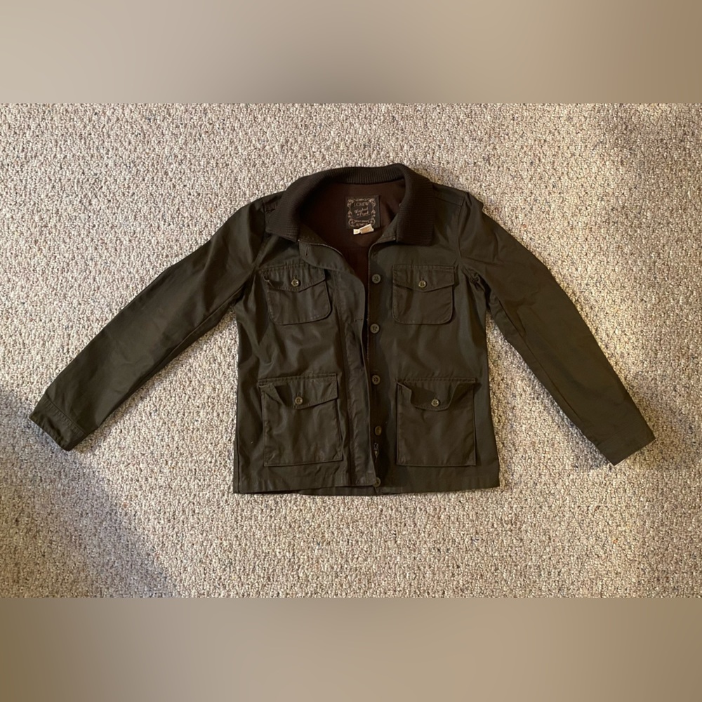 J CREW NEW WAXED JACKET